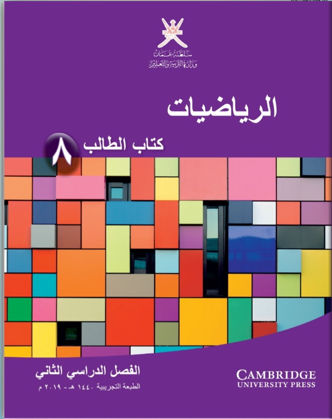 جميع ملفات الرياضيات للصف الثامن الفصل الثاني منهج سلطنة عمان