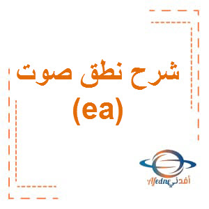 شرح كيفية نطق صوت ea الصف الثالث الفصل الأول عمان